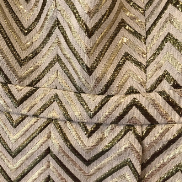 NWT j crew gold and cream dress! - Picture 2 of 3